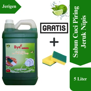 Pembersih Piring 5L Jerigen Kuat Lawan Kotoran Hemat Biaya Wangi Tahan Lama Praktis Untuk Kebutuhan Dapur Besar atau Restoran