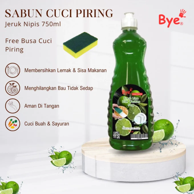 Cairan Pencuci Piring 750ml Efektif Bersihkan Noda Membandel Aroma Menyegarkan Aman Untuk Kulit Ramah Lingkungan Hemat Pemakaian