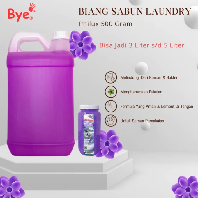 Biang Sabun Laundry 500 Gram Busa Melimpah Cucian Lebih Bersih Lembut dan Wangi