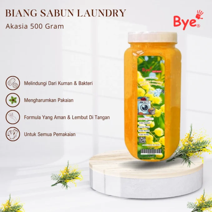 Biang Detergen Konsentrat 500 Gram Solusi Laundry Pakaian Bersih Bebas Noda dan Wangi Tahan Lama