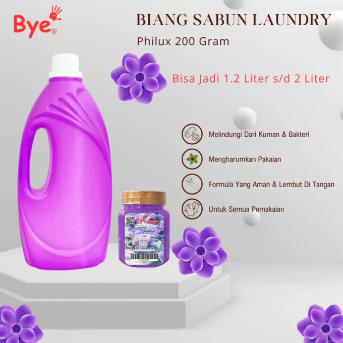 Biang Sabun Laundry 200 Gram Formula Kuat Busa Melimpah dan Cucian Lebih Wangi