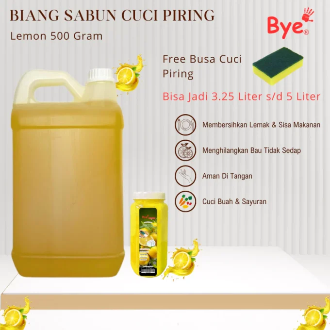 Biang Sabun Cuci Piring 500 Gram Piring Bersih Berkilau Tanpa Sisa Noda dan Bau Amis