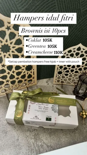Hampers Lebaran | Hampers Brownies Coklat / Greentea / CreamCheese