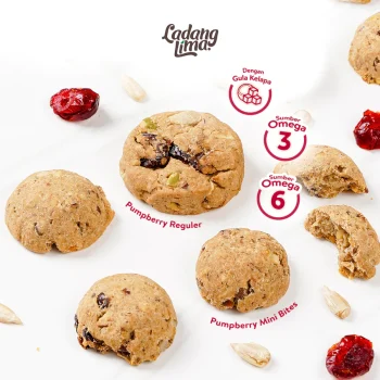 Pumpberry Mini Bites 80g - Ladang Lima