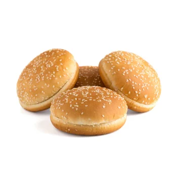 Roti Burger Wijen Besar | Bun Burger Sandwich Wijen 10 pcs Tanpa Merek