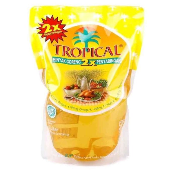 Minyak Goreng Tropical 2 Liter