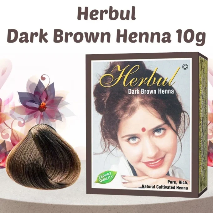HERBUL DARK BROWN HENNA 10GR