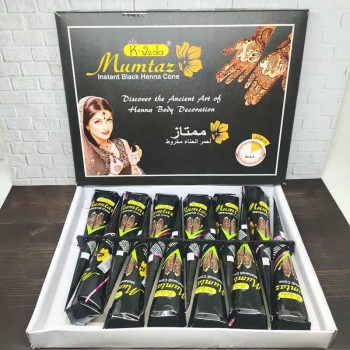K-VEDA MUMTAZ BLACK HENNA CONE ISI 12