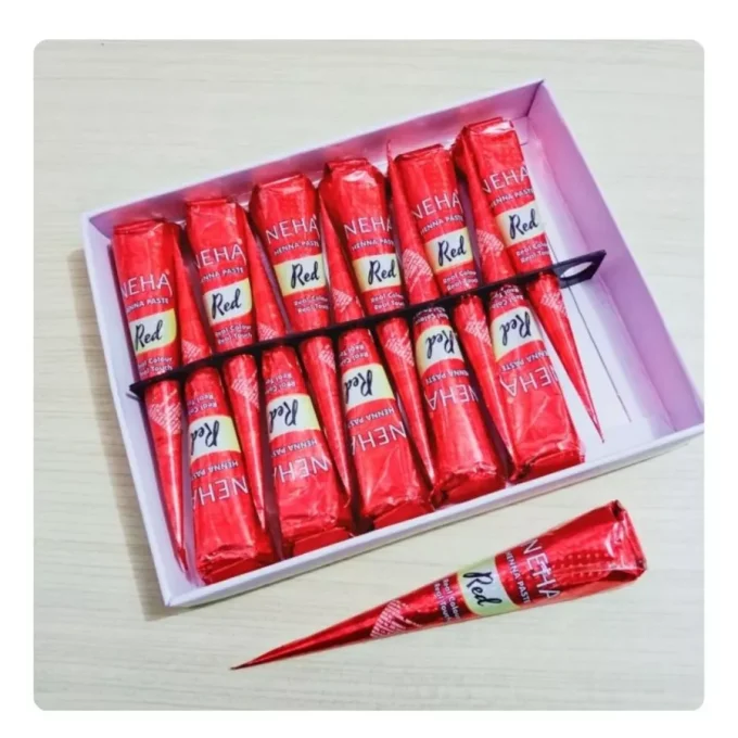 1 Pcs NEHA HENNA PASTE HENNA Paste Clour HALAL BPOM - Gambar 4