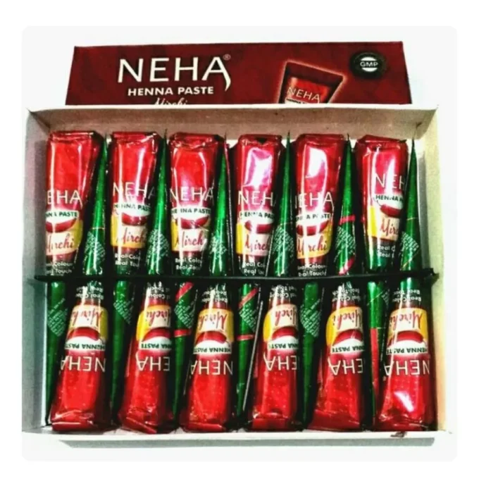 1 Pcs NEHA HENNA PASTE HENNA Paste Clour HALAL BPOM - Gambar 3
