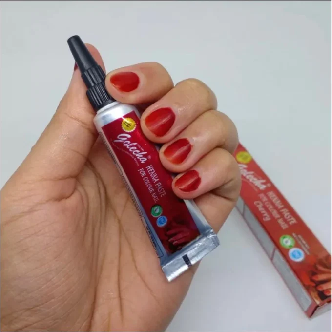 GOLECHA NAIL HENNA TUBE PASTE / HENNA KUKU GOLECHA / HENNA KUKU INSTANT