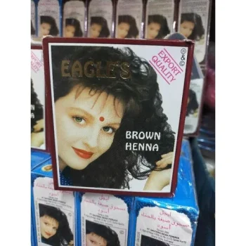 Henna semir rambut perwarna rambut 1 box isi 6 bungkus