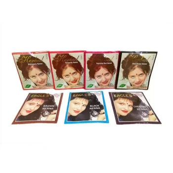 Eagle's Henna / Cat Rambut Henna Herbul 10g | Chestnut/Black/Burgundy/Brown