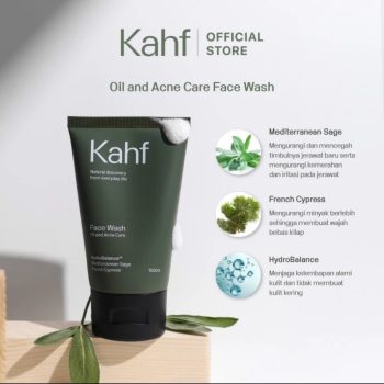 KAHF FACIAL WASH 100ML OIL ACNE