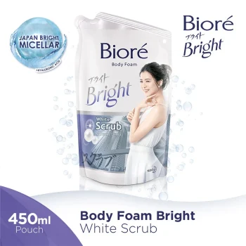 BIORE Body Foam 400ml Refill Bright White Scrub