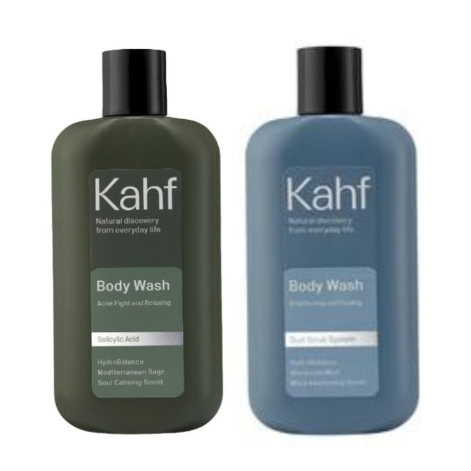 KAHF SABUN MANDI 200ML- SABUN MANDI ACNE FIGHT/COOL BRIGHT