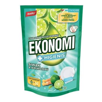 EKONOMI SABUN PENCUCI PIRING SIWAK & LIMAU POUCH 680ML