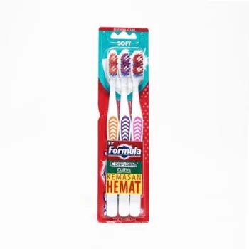 FORMULA SIKAT GIGI CONFIDENT 3PCS