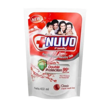 NUVO BODY WASH 450 REFILL MERAH(12)