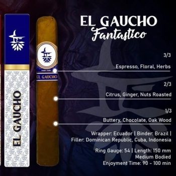 Cerutu El Gaucho Fantastico (Single Box) Cerutu Indonesia Premium Cigar