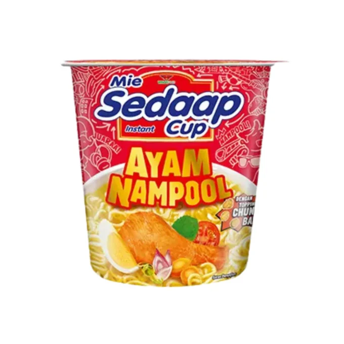 Mie Sedap CUP Ayam Nampol DUS 12x75g