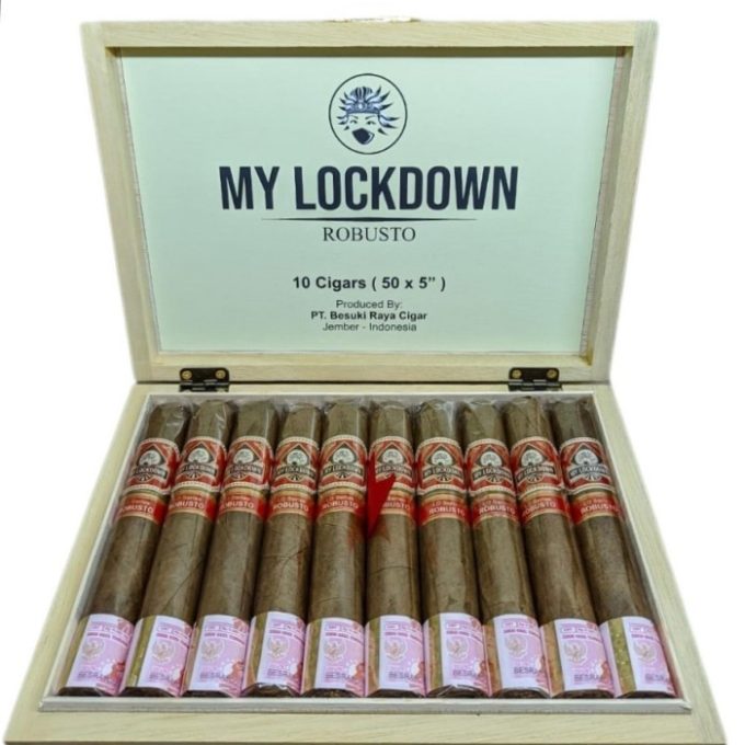 Cerutu My Lockdown (Wood Box-10) Cerutu Indonesia Premium Cigars