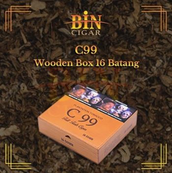 Cerutu C99 Cigarillos Box-16 (Wood Box)