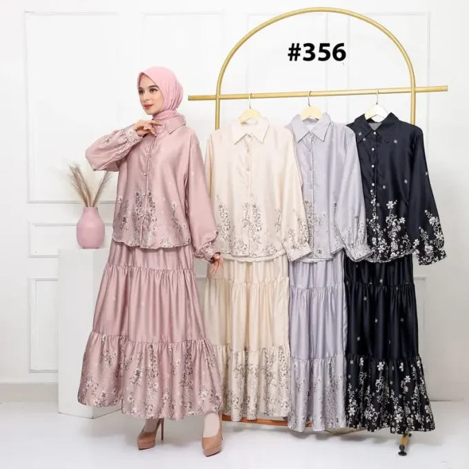 One Set Rok Hijab Friendly – Paris Silk Elegan & Nyaman