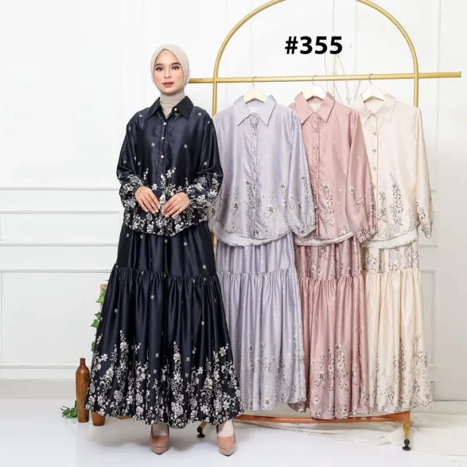 One Set Rok Hijab Friendly – Paris Silk Elegan & Nyaman
