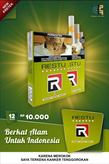 Rokok Restu Slop (1 Bungkus isi 12 stick) Kretek Rasa Khas