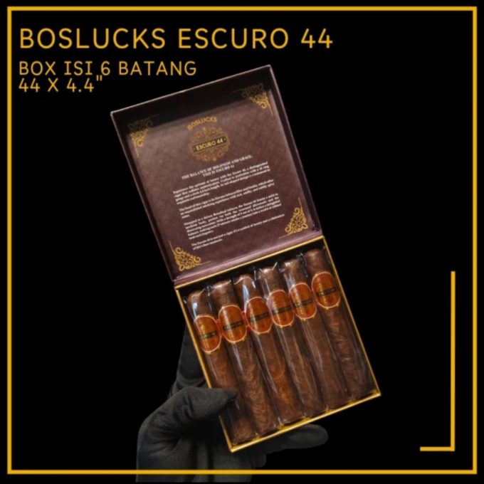 Cerutu Boslucks Escuro 44 (box isi 6) Cerutu Indonesia Premium