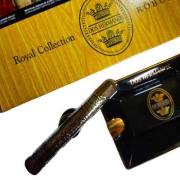 Cerutu DOS HERMANOS ROBUSTO GLASS TUBE