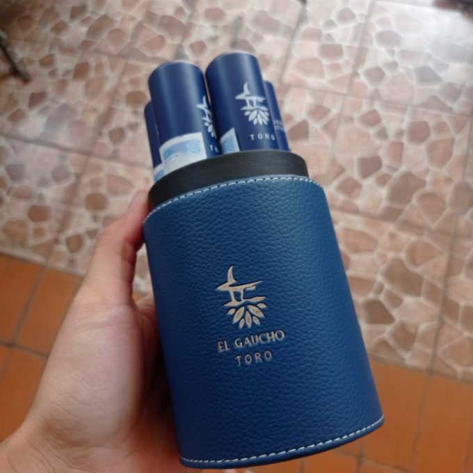 Cerutu El Gaucho Fantastico Toro Biru (Leather Jar isi 5) Cerutu Indonesia Premium