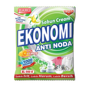 EKONOMI SABUN CREAM REFFIL (EL-900K) LEMON PCK 400/380g