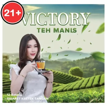 Victory Rokok Kretek Teh Manis – 1 Slop (10 Bungkus) | Rasa Unik, Murah Meriah!