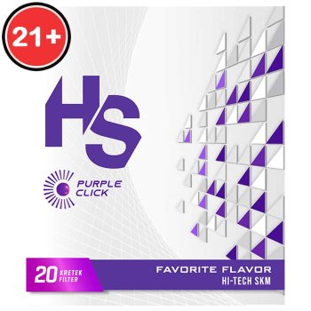 HS ROKOK FILTER PURPLE CLICK BKS 20'S