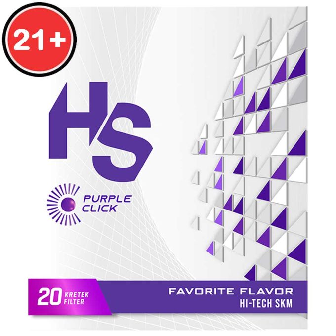 HS ROKOK FILTER PURPLE CLICK BKS 20'S