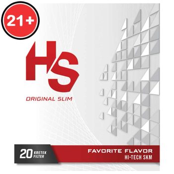 HS ROKOK FILTER ORIGINAL SLIM BKS 20'S