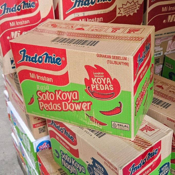 INDOMIE MIE INSTANT SOTO KOYA DOWER PEDAS PCK 76g per KARTON/DUS