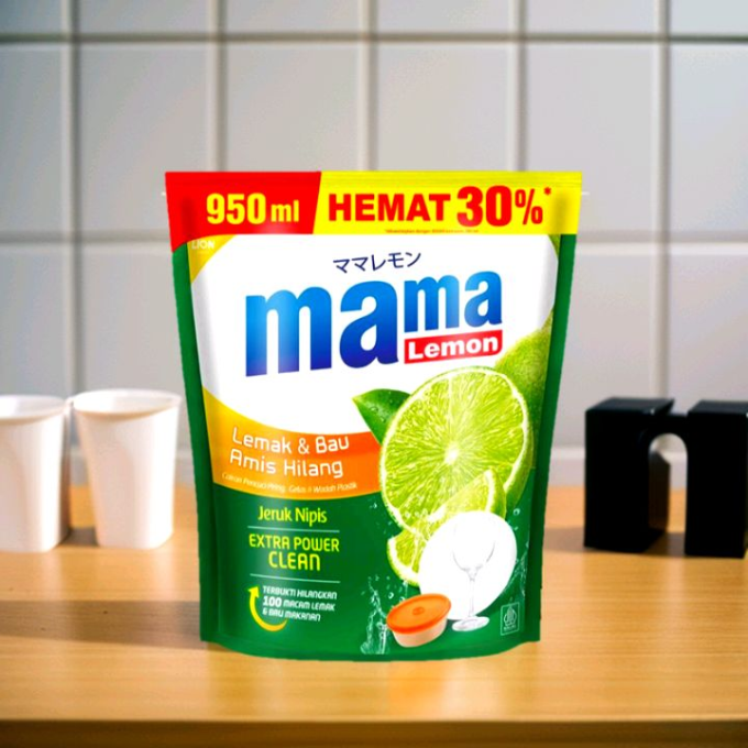 MAMA LEMON CAIRAN PENCUCI PIRING EKS.CLN JERUK NIPIS PCH 950mL
