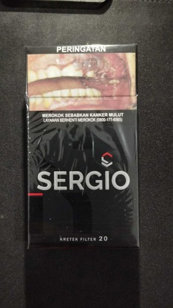 SERGIO ROKOK KRETEK FILTER BKS 20'S