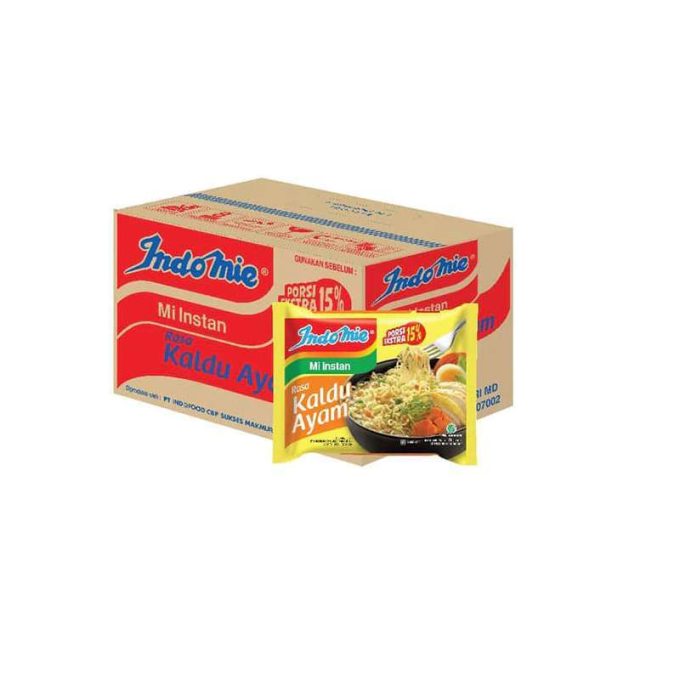 INDOMIE MIE INSTANT KALDU AYAM PCK 75g per KARTON/DUS