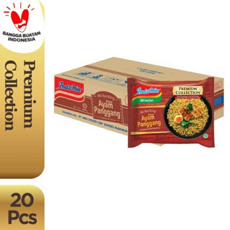 INDOMIE MI KERITING (NEW) AYAM PANGGANG PCK 90g per KARTON/DUS