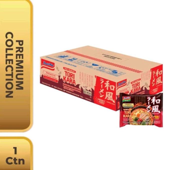 INDOMIE MIE INSTANT PREMIUM JAPANESE TORI KARA RAMEN PCK 89g per KARTON/DUS