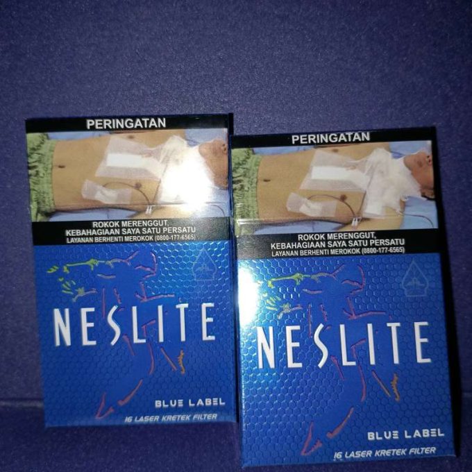 NESLITE ROKOK FILTER KRETEK BLUE LABEL BKS 16'S