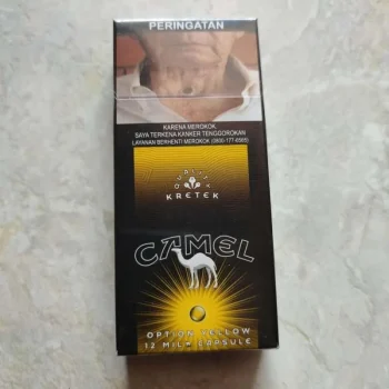 CAMEL ROKOK FILTER OPTION YELLOW BKS 12'S