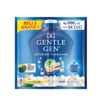 GENTLE GEN DETERJEN CAIR MORNING BREEZE RCG 6x80mL