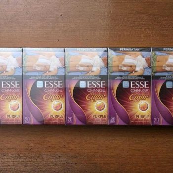 ESSE CHANGE ROKOK FILTER CIGAR PURPLE BKS 20s (SLOP)