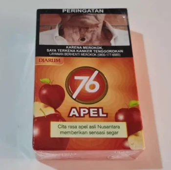 DJARUM 76 ROKOK KRETEK APEL BKS 12'S (SLOP)