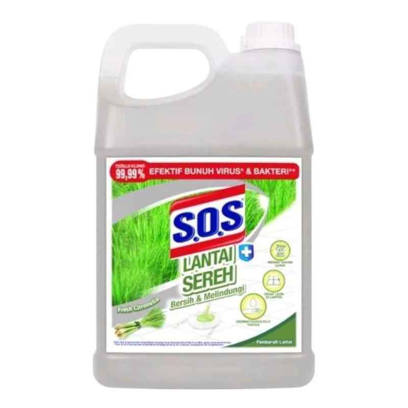 SOS PEMBERSIH LANTAI SEREH DRG 3.6L (1 KARTON ISI 4)